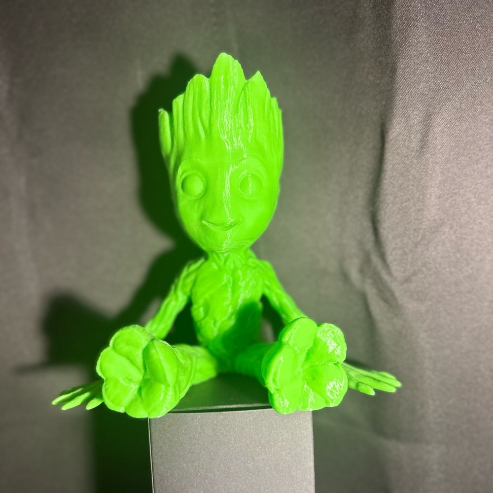 Green Baby Groot Figurine
